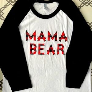 Mama Bear Raglan Baseball Tee